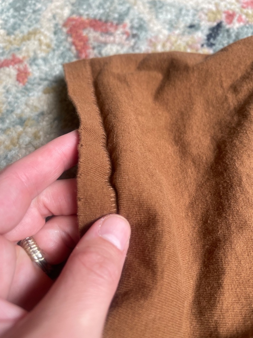 nuuds Tee - crewneck tee brown size large - Picture 9 of 9